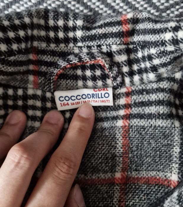 Полупальто клетчатое