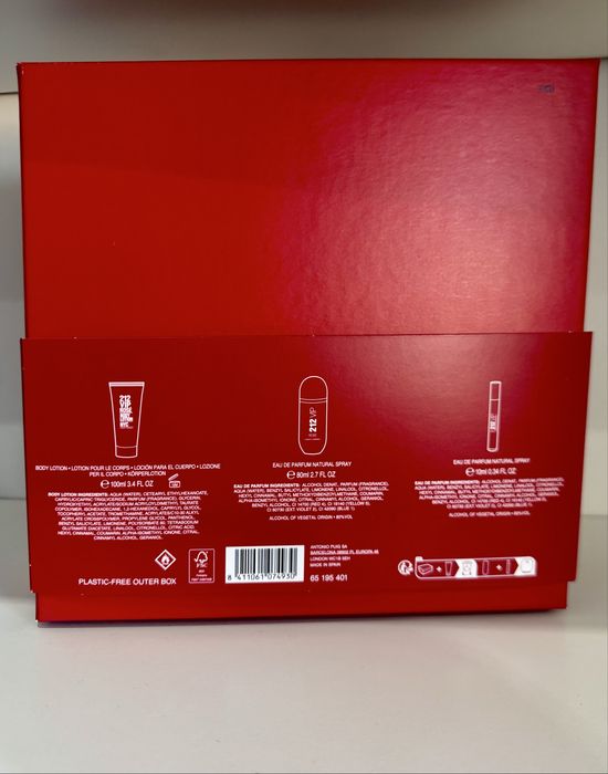 Carolina Herrera Комплект 212 VIP Rose EDP