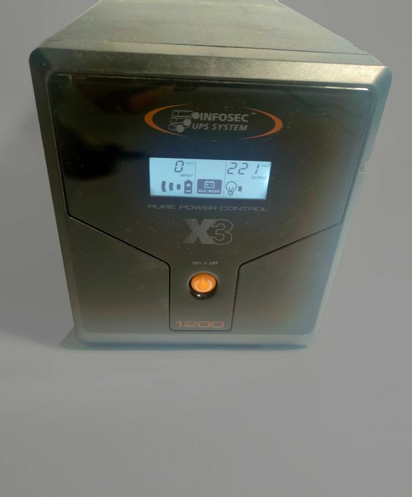 UPS Infosec X3 1200/600W, цената е с вкл. ДДС, гаранция