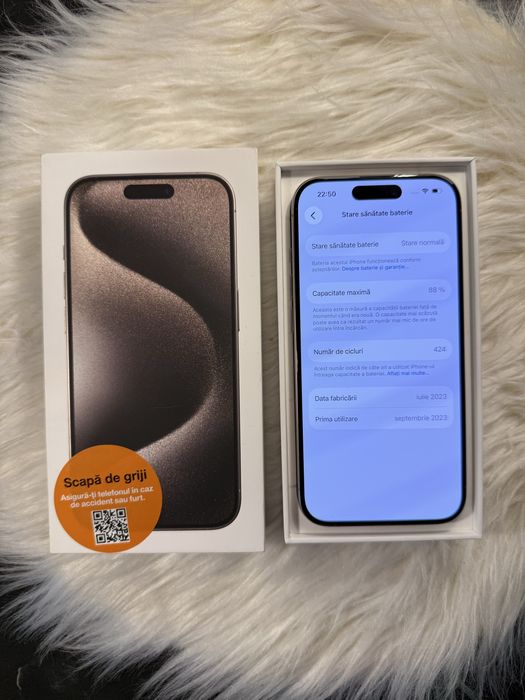 iPhone 15 Pro 256GB Impecabil