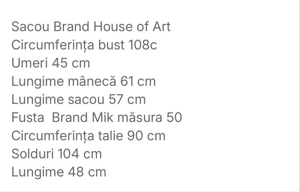 Costum dama stofa, fusta midi, cu bluza , masura mare