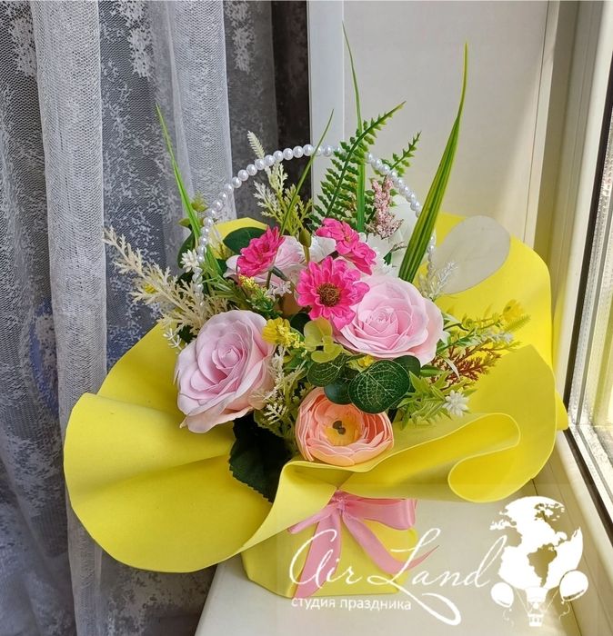 Букет из Мыльных Роз