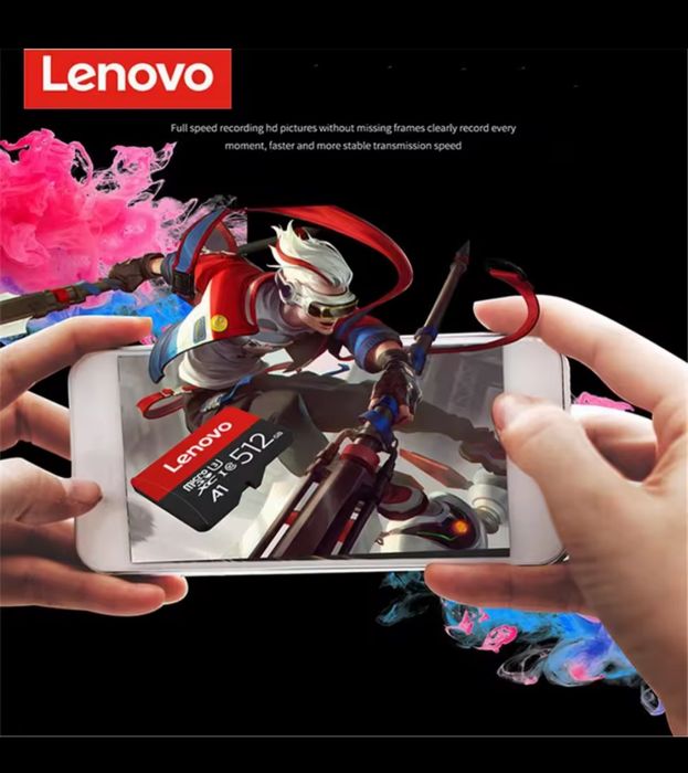 SD card 512 ГБ , Карти памет Леново с капацитет 512 GB
