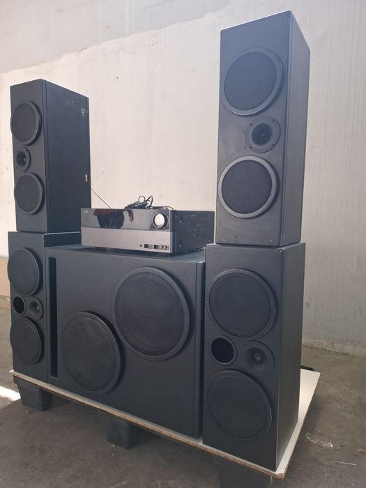 Професионално озвучаване 4+1 – 2x12” активен бас, 2x8”, 2x6.5”