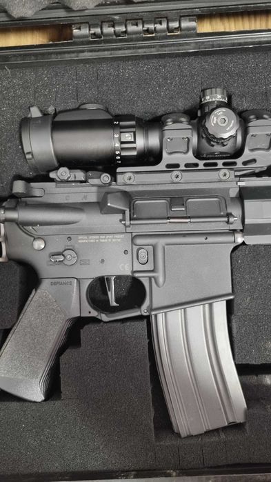 KRYTAC Trident MK2 SPR-M Premium + LPVO 1-6x + Accesorii + Cutie rigidă+ accesorii