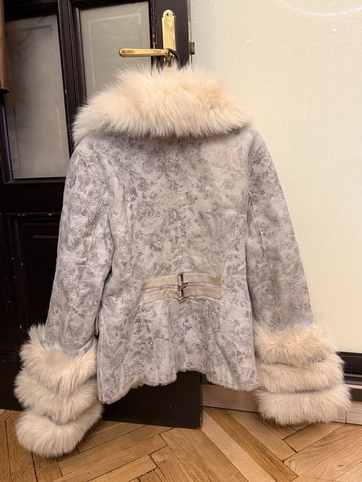 Дублёнка Tosato Exclusive, воротник из песца