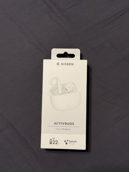 Casti wireless, in ear albe, active buds