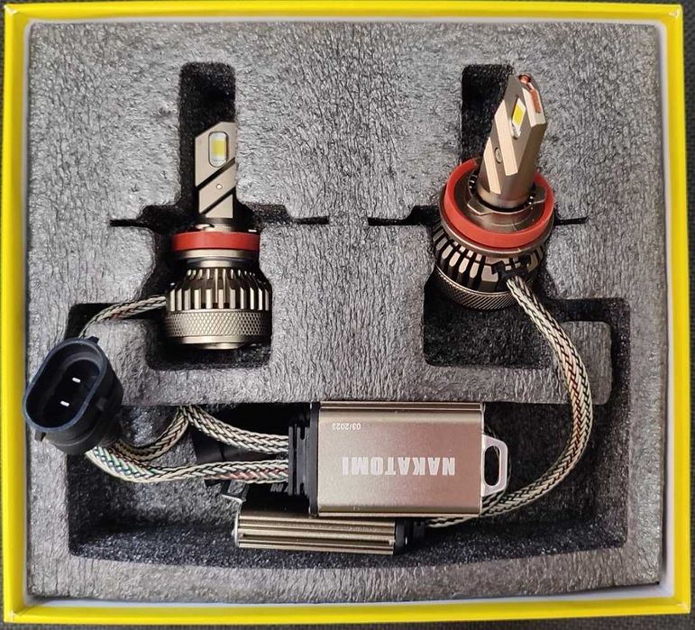 LED крушки NAKATOMI-H1,H4,H7,H11,HB3/HB4/H15/D1S/D2S/12-24V/60W-Canbus