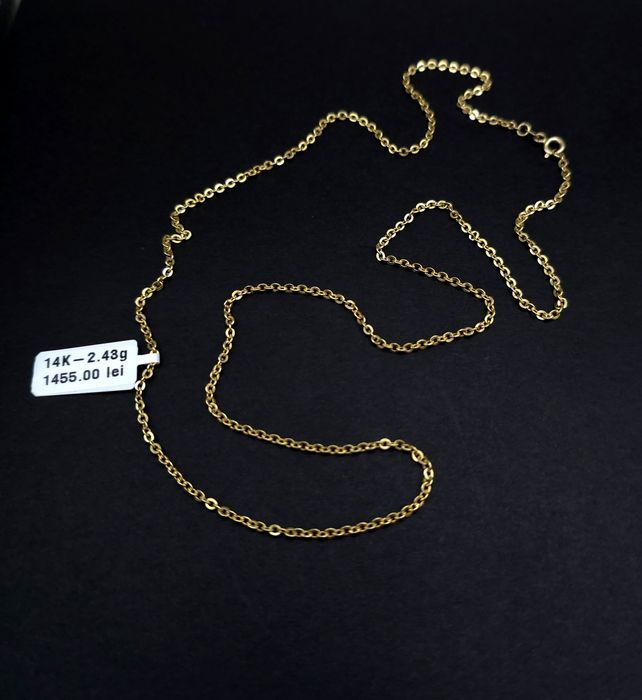 Bijuteria Royal lant din aur 14k  2.43 gr