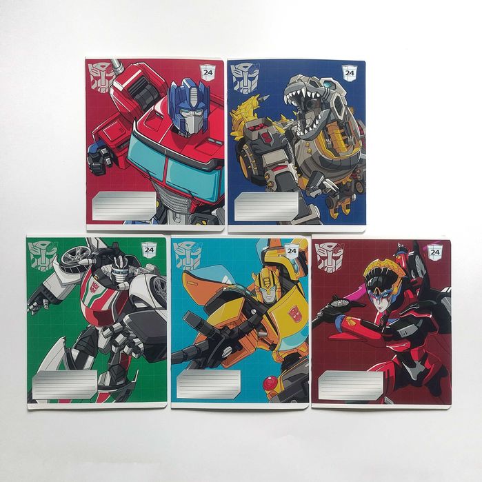 Transformers. Набор Тетрадей MARVEL.