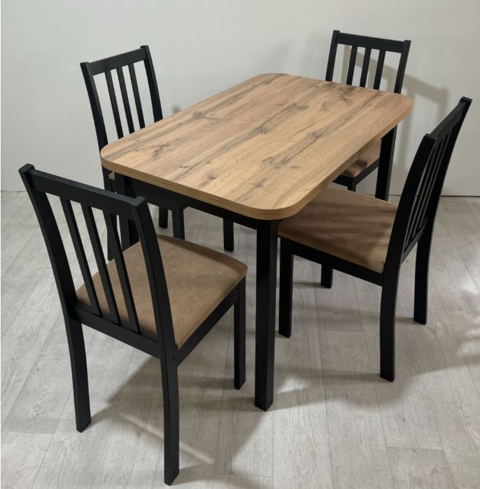 Стол стулья комплект ! Доставка по городу бесплатная ! 4-6 персон