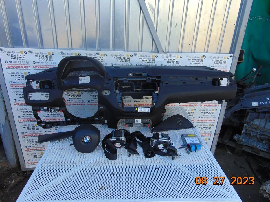 Plansa bord BMW x1 f48 f49 airbag sofer pasager centuri fata stanga dreapta lit airbag-uri modul airbag bmw x1 f48