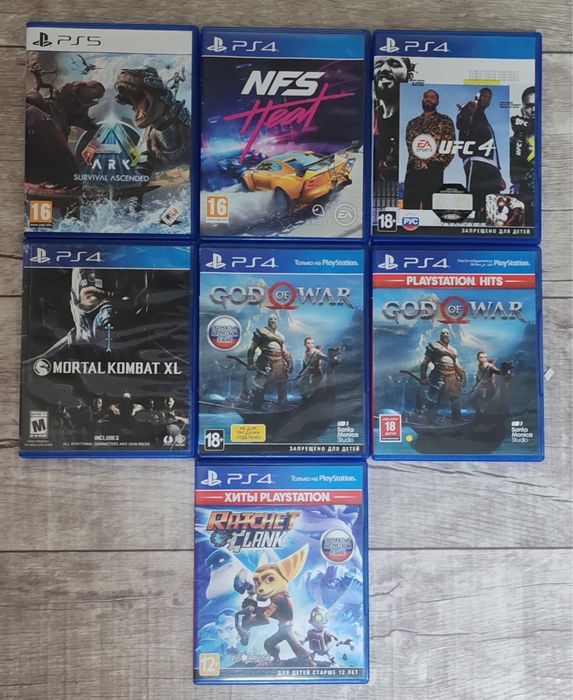 Продам диски пс 4 пс 5