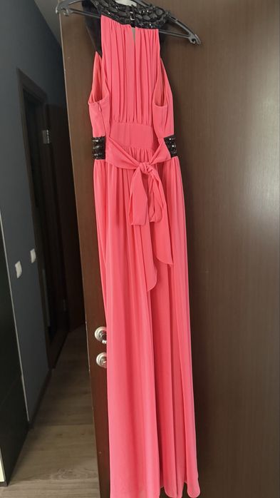 Платье вечернее розовое