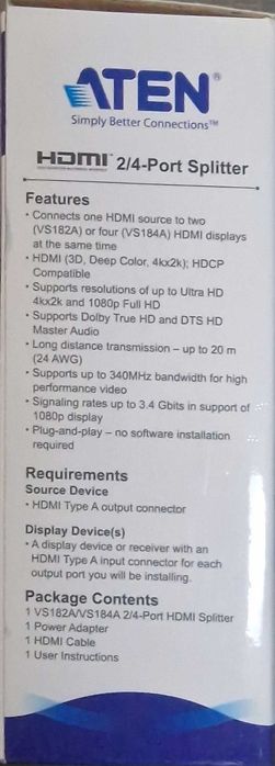 Splitter HDMI ATEN VS184A