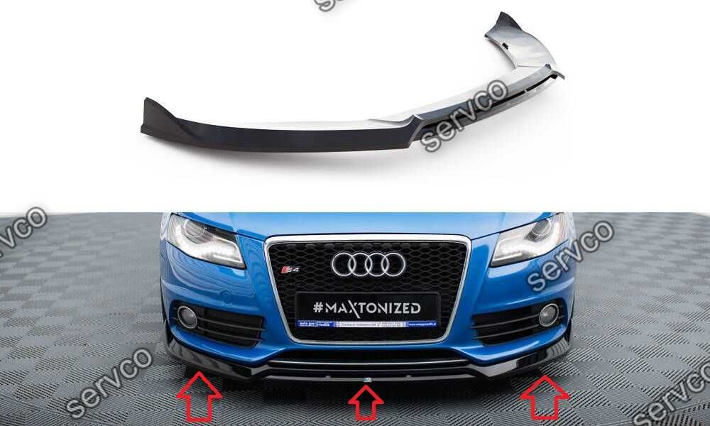 Pachet Body kit tuning Audi A4 S4 B8 Sline 2008-2012 v8 Maxton Design