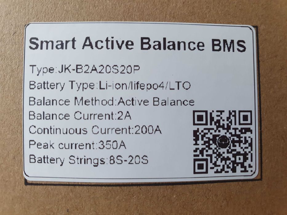 JK Bms B2A20S20P 200A egalizare 2A - lichidare stoc