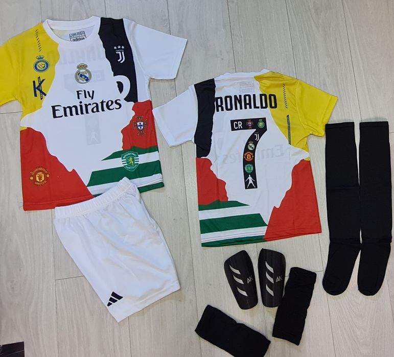Echipamente fotbal copii Ronaldo/Messi/Vinicius/Benzema/Bellingham