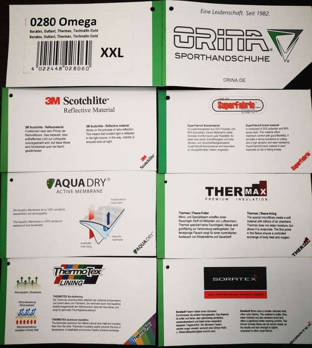 Мото ръкавици дишащи и водоустойчиви Orina Размер XXL