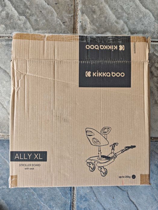 Борд за количка / степенка със седалка KikkaBoo - Ally XL, Black