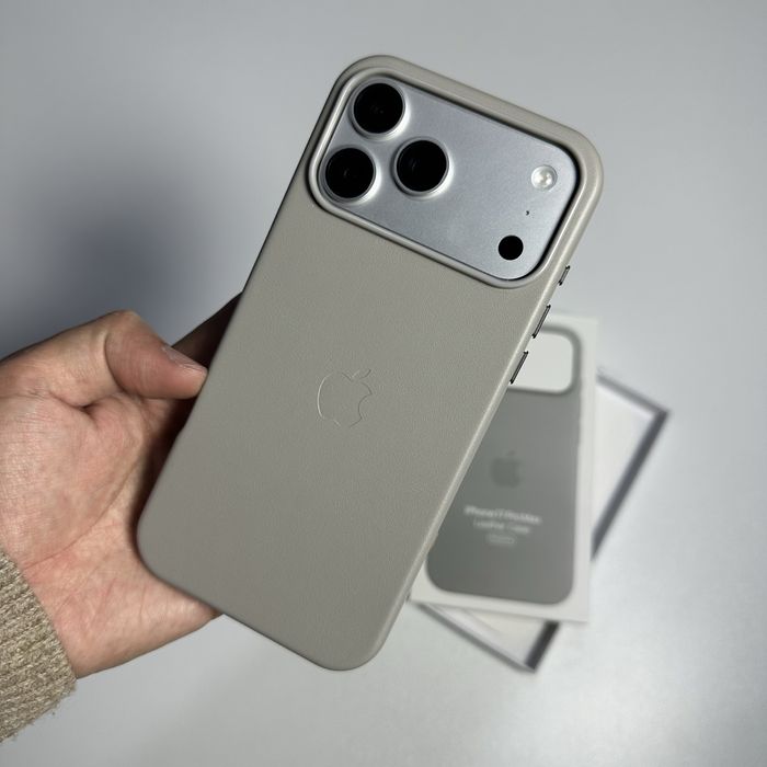 Leather Case MagSafe iPhone 17 Pro, 17 Pro Max