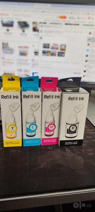 Чернила pixma 490, refil ink, для всех серии pixma. В Ташкенте