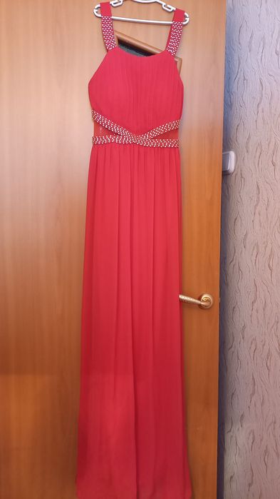 Вечернее платье, 46 размер, красное