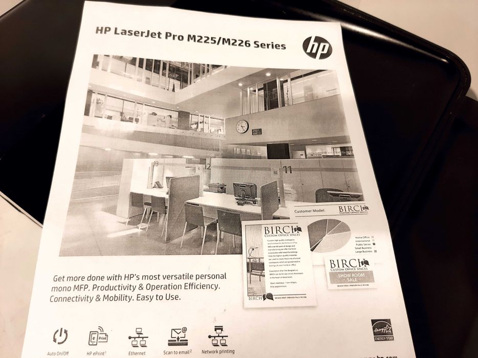 МФУ лазерный HP LaserJet Pro M225dn