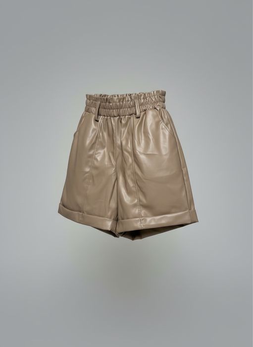 Шорты из эко кожи для девочек