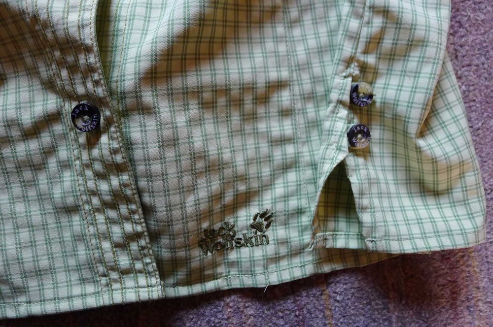 Cămașă sport mânecă scurtă Jack Wolfskin femei, drumeții, mărime L