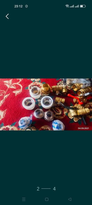 Продам бронзовый шаровый вентеля