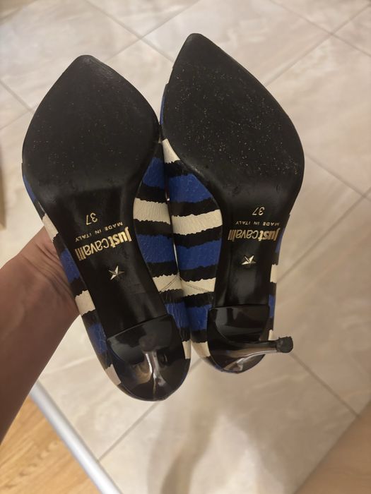 Обувки на висок ток Just Cavalli