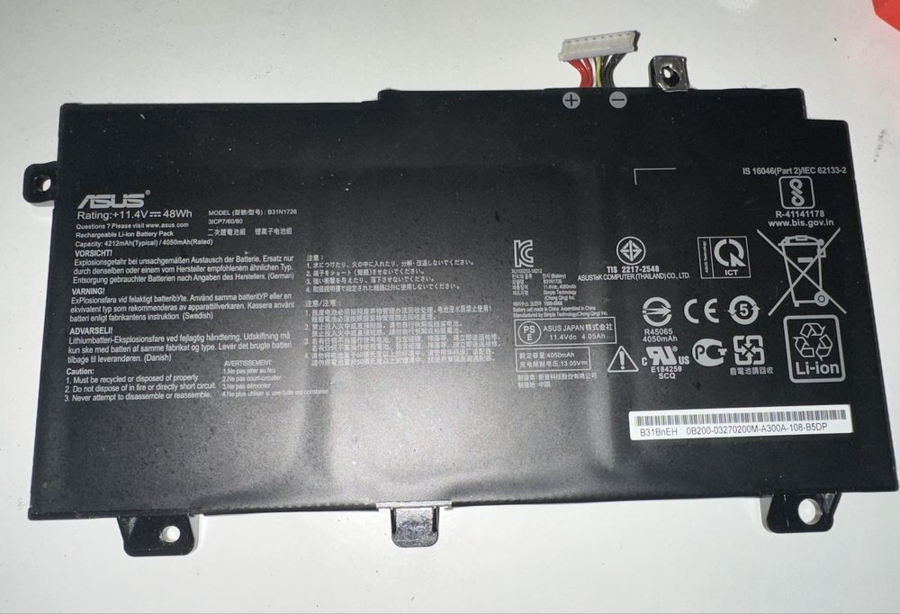 Dezmembrez Asus Tuf Fx506 L