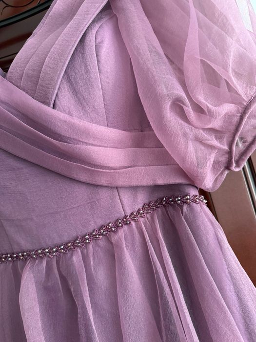 Rochie de nașă, soacră, rochie de bal/ banchet, deosebită, trenă