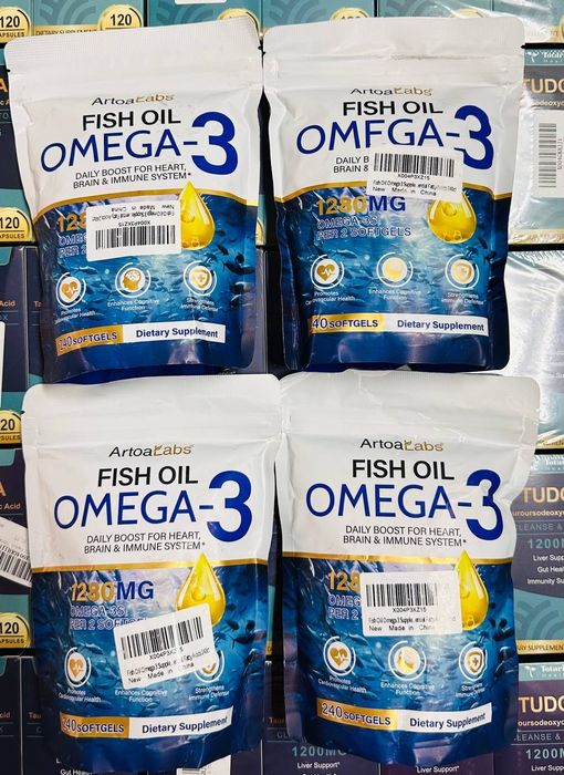 Omega 3,омега 3,1280 mg, 240 ta softgel, omega