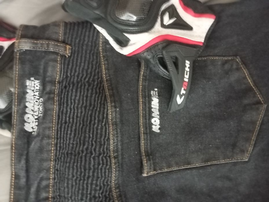 Pachet Echipament Moto: Blugi Komine L + Mănuși RS Taichi L + Armură M