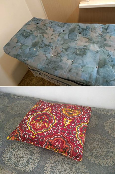 Матрас, курпача, подушка.