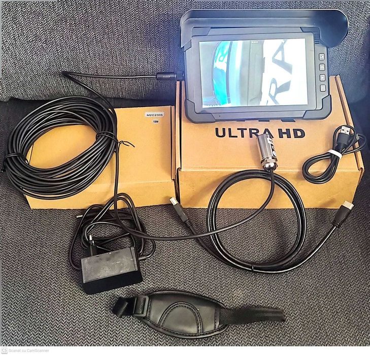 Nou camera video subacvatică 5MP pentru inspectii conducte tevi puturi