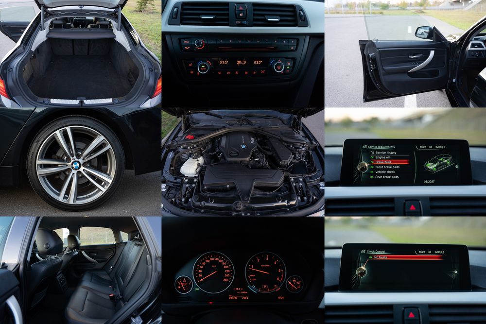 BMW Seria 4 F36 B47 Gran Coupe RAR Efectuat Xenon Piele Incalzire Camera Automat R19