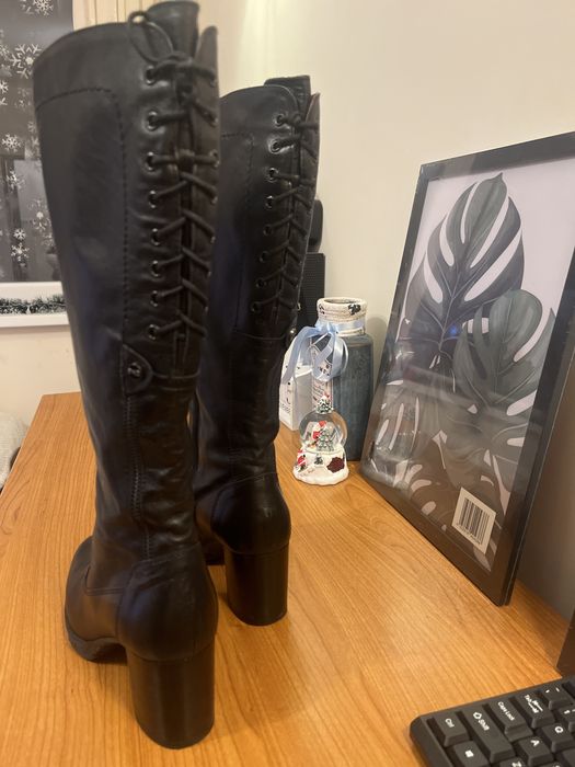 Дамски ботуши от естествена кожа Nero Giardini