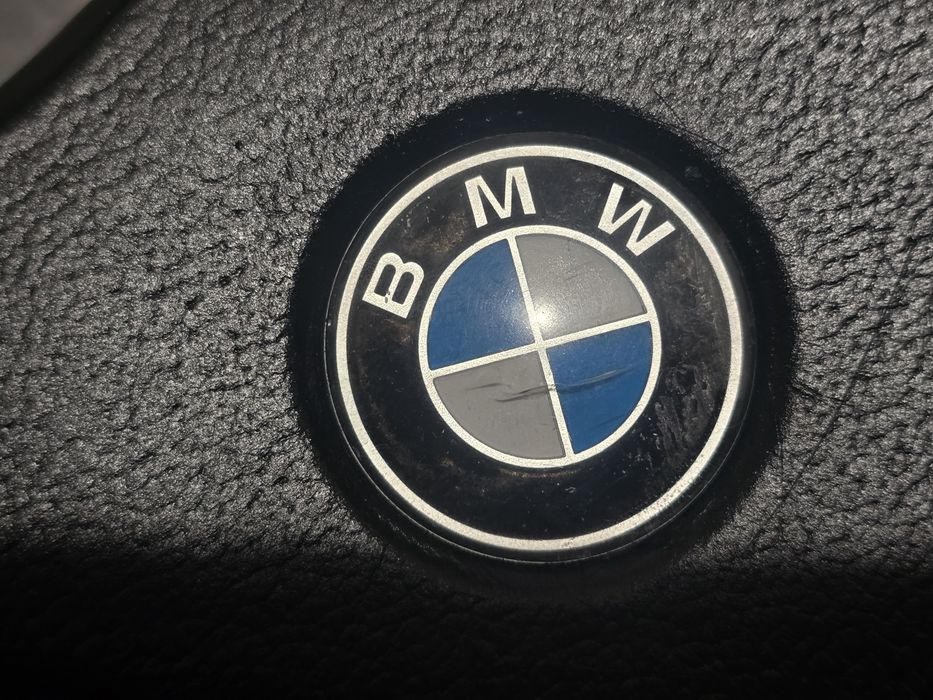 РЯДЪК! Ретро BMW M Technik 1 волан за Е12,Е21,E23,Е24, Е28 ЧИСТО НОВА ЕСТЕСТВЕНА КОЖА!