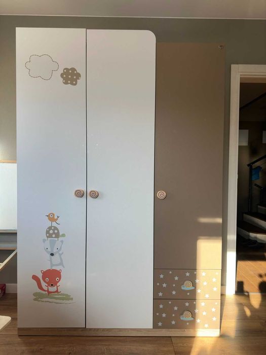 Луксозно детско обзавеждане комплект + ПОДАРЪК матрак 180/80