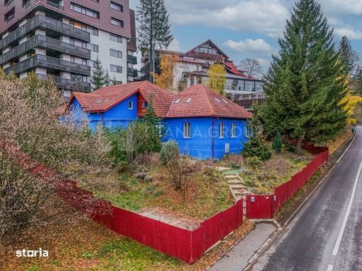 Vila in Poiana Brasov cu teren generos 1600mp, 2 corpuri de casa