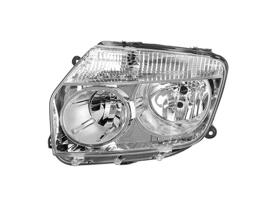 Фарове Фар Дачия Дъстър / DACIA DUSTER  2010-2013 ръчно рег.  ХРОМ