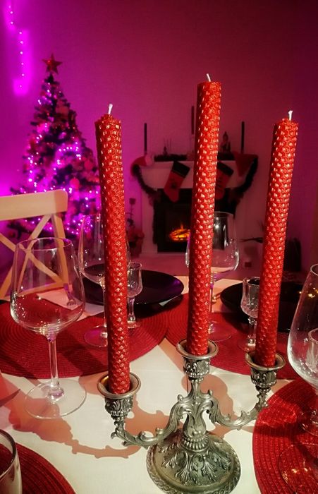 Lumânări din ceară naturală de albine