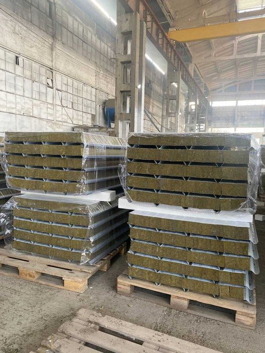 Bazalt sendvich panellari. Сэндвич панели базальт. Доставка. Стройка