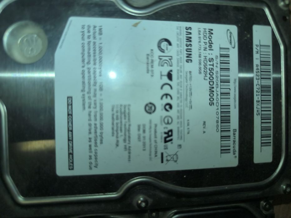 HDD 500GB WD si seagate slim 3.5