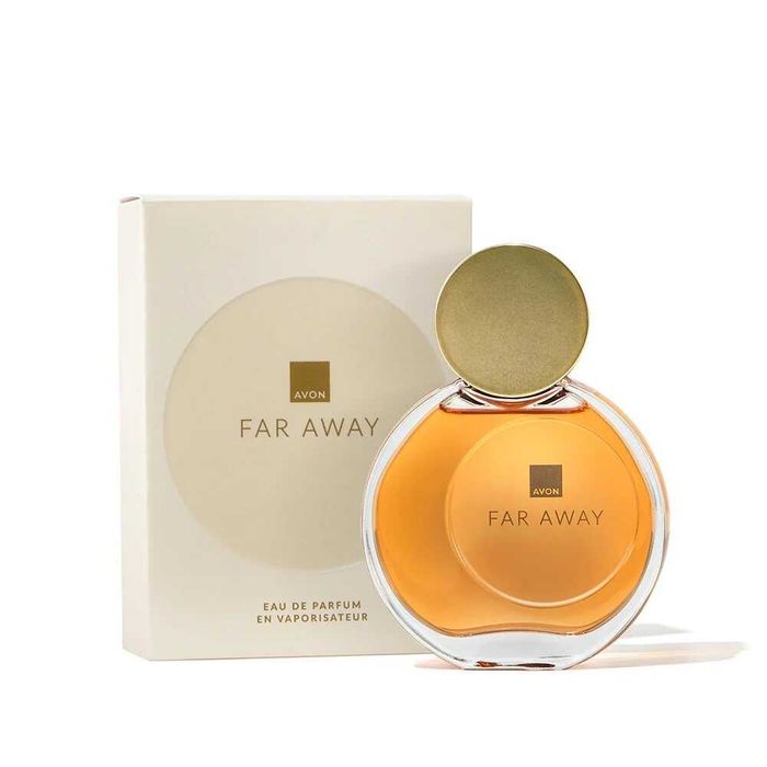 Set 3 prod.(Parfum Far Away 50 ml, Mini-parfum 10 ml si Deo -roll 50 ml)-Avon