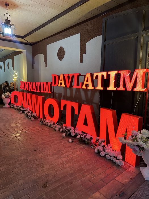 Zakas olamiz qizim onam akajonxolajonmarry me harflari bor zakasolaman