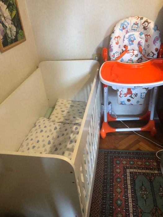 Дървено детско креватче в чудесно състояние